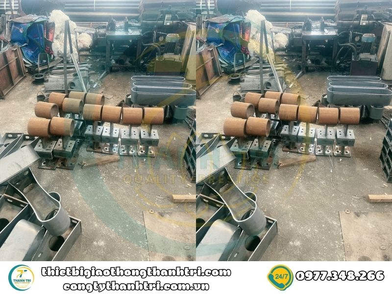 Sản xuất lan can cầu đường mạ kẽm mới nhất 2024 Sản xuất lan can cầu đường mạ kẽm mới nhất 2024